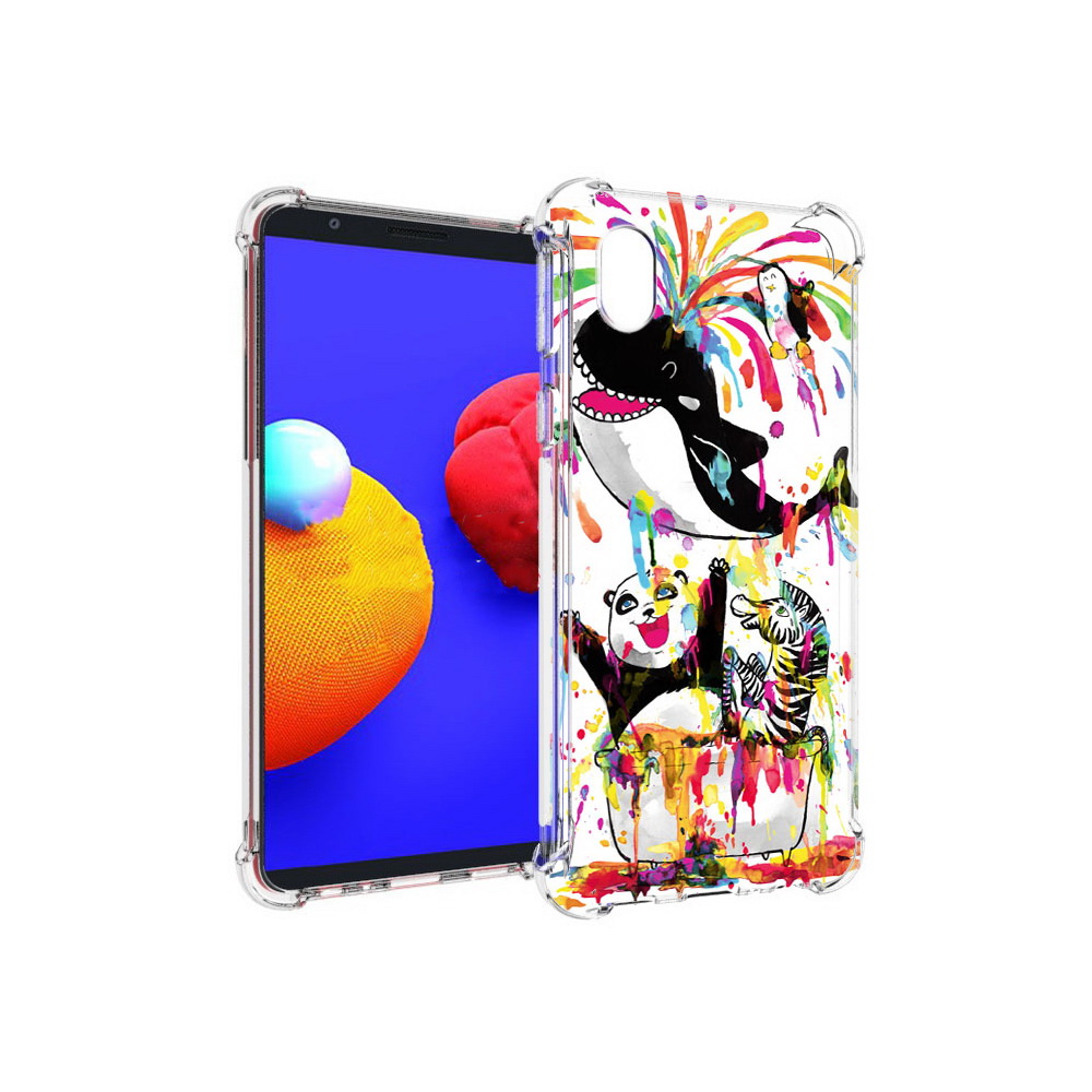 

Чехол MyPads Tocco для Samsung Galaxy A01 Core Хиппи кит (PT151825.477.191), Прозрачный, Tocco