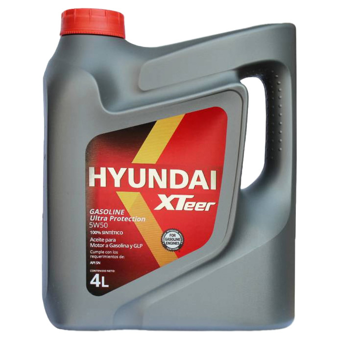 фото Моторное масло hyundai xteer gasoline ultra protection 5w50 4л 1041129