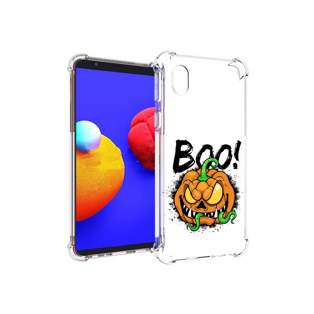 Чехол MyPads Tocco для Samsung Galaxy A01 Core Хэллоуин бу (PT151825.477.193)
