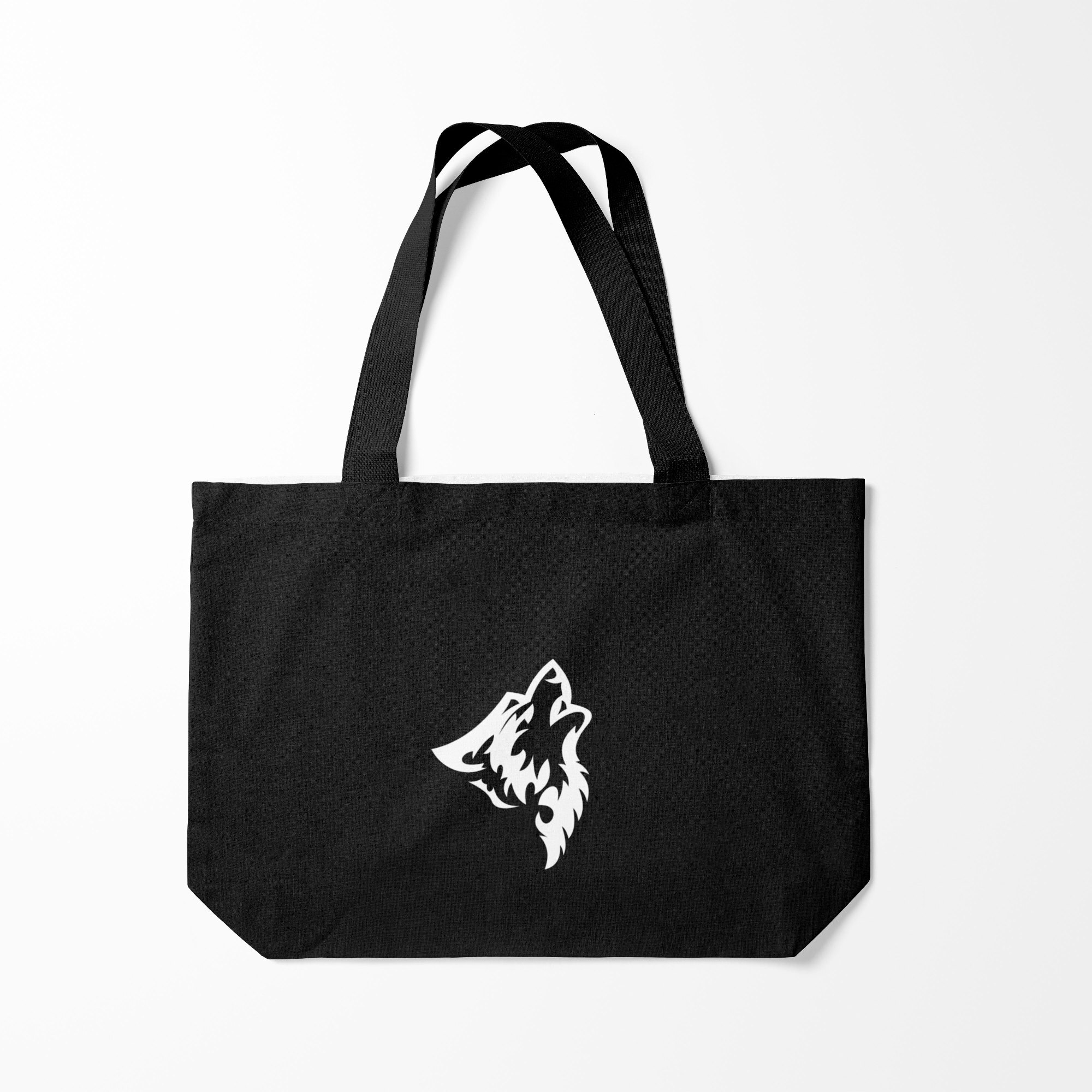 

Сумка шoппер унисекс Burnettie Animal Wolf Black, черный, Animal Wolf Black