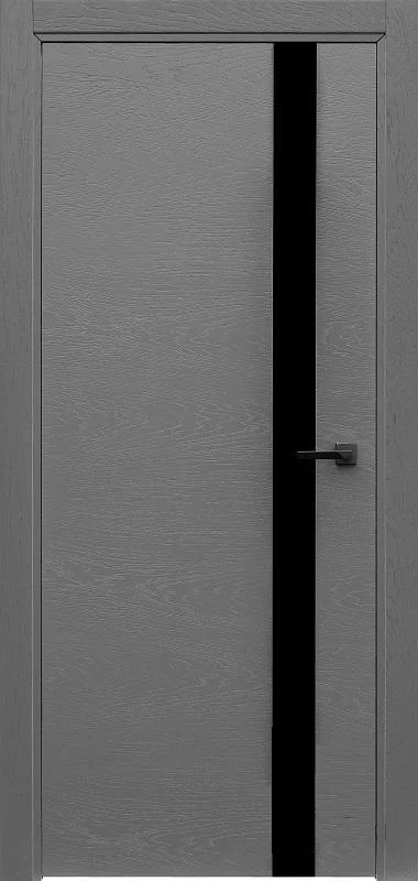 фото Дверь art line uno grigio стекло locabel rall 7015 70, эмаль ульяновские двери