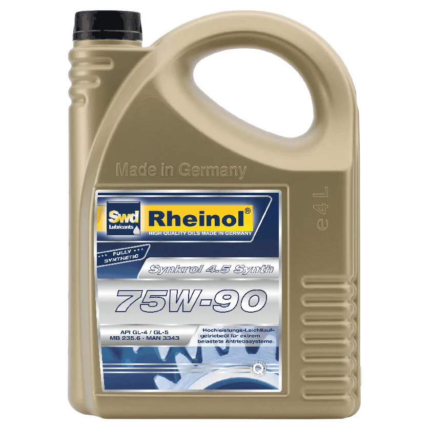 

Трансмиссионное маслоSynkrol 4/5 75w90 Син.(4л) SWD Rheinol 30645485