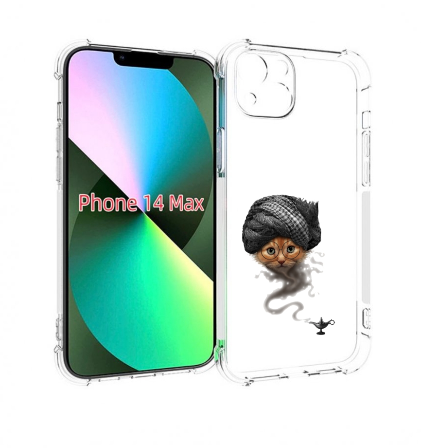 

Чехол MyPads кот джин для iPhone 14 Plus (6.7), Прозрачный, Tocco