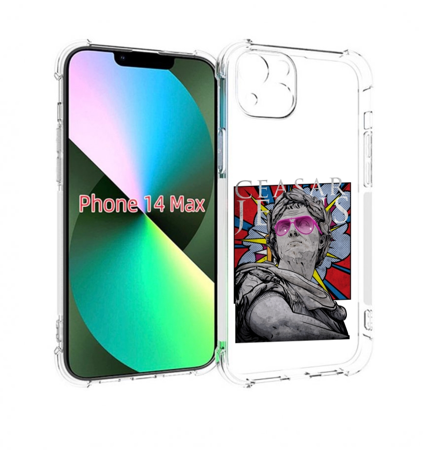

Чехол MyPads крутая статуя свободы для iPhone 14 Plus (6.7), Прозрачный, Tocco
