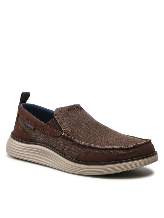 

Слипоны Lenton 65901/BRN Skechers Коричневый 41 EU, Lenton 65901/BRN