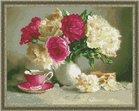 

PaintBoy Алмазная вышивка Нежность в цветах VA408, 40x50 см