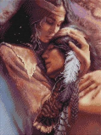 

PaintBoy Алмазная вышивка Нежные чувства UB148, 30x40 см