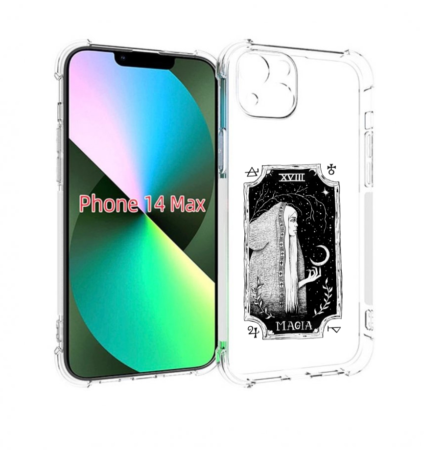 

Чехол MyPads лунная магия для iPhone 14 Plus (6.7), Прозрачный, Tocco