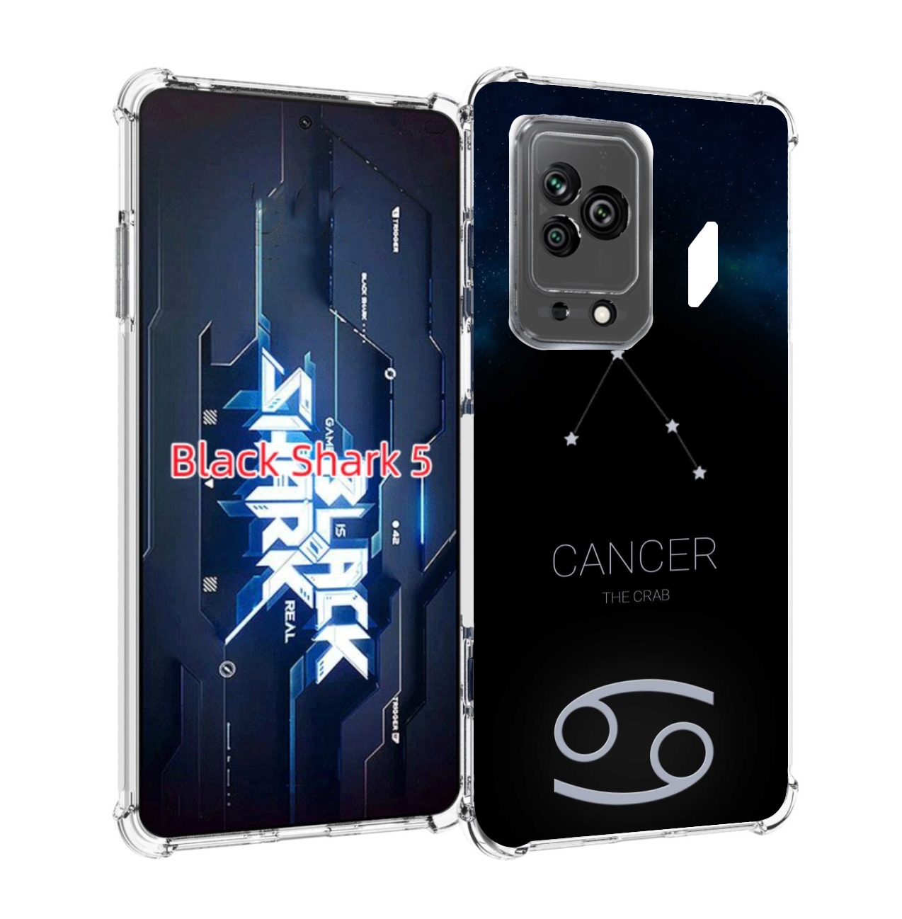 

Чехол MyPads знак зодиака рак 2 для Xiaomi Black Shark 5, Прозрачный, Tocco