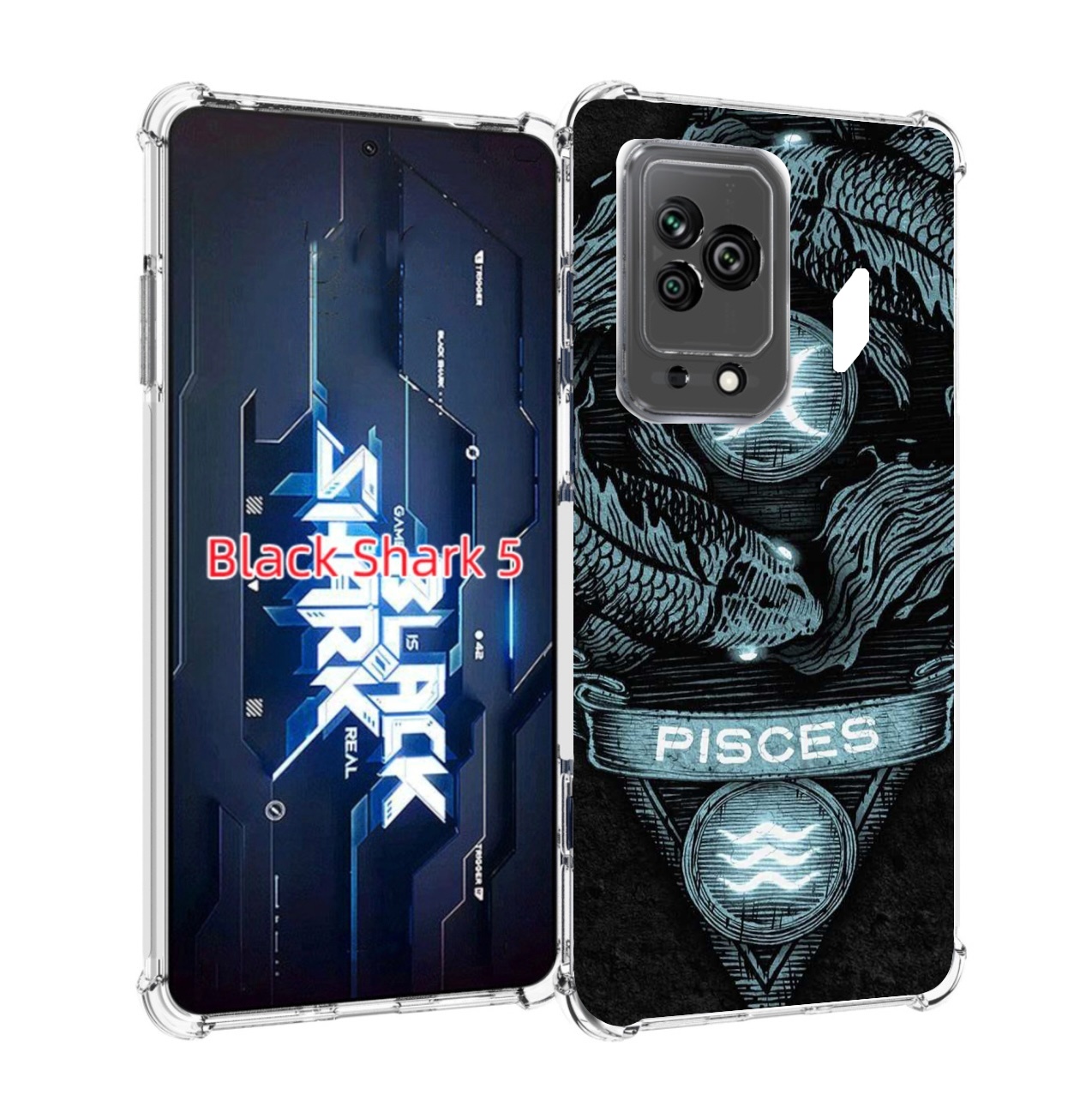 

Чехол MyPads знак зодиака рыбы 4 для Xiaomi Black Shark 5, Прозрачный, Tocco