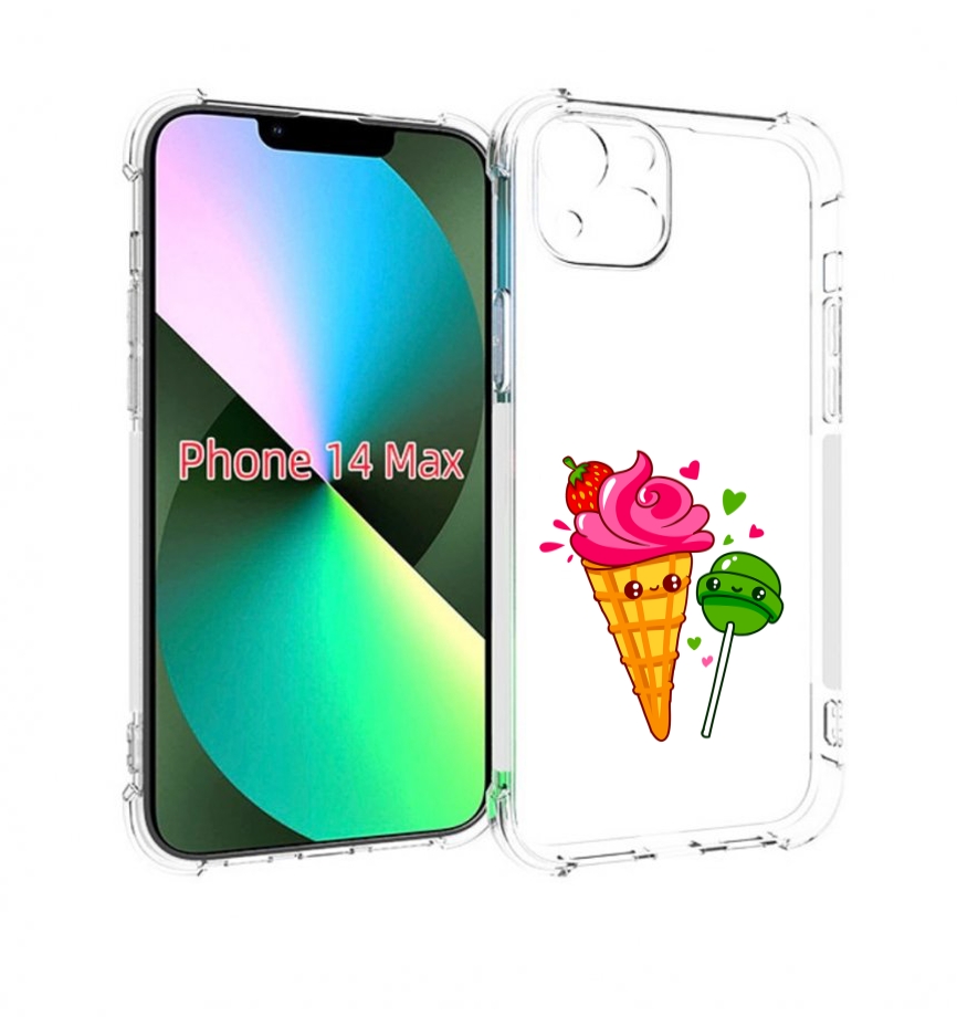 Чехол MyPads Вкусняшки для iPhone 14 Plus (6.7)