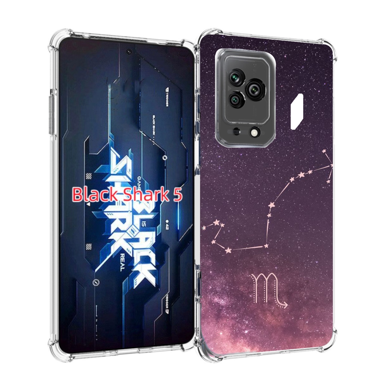 

Чехол MyPads знак зодиака скорпион 4 для Xiaomi Black Shark 5, Прозрачный, Tocco