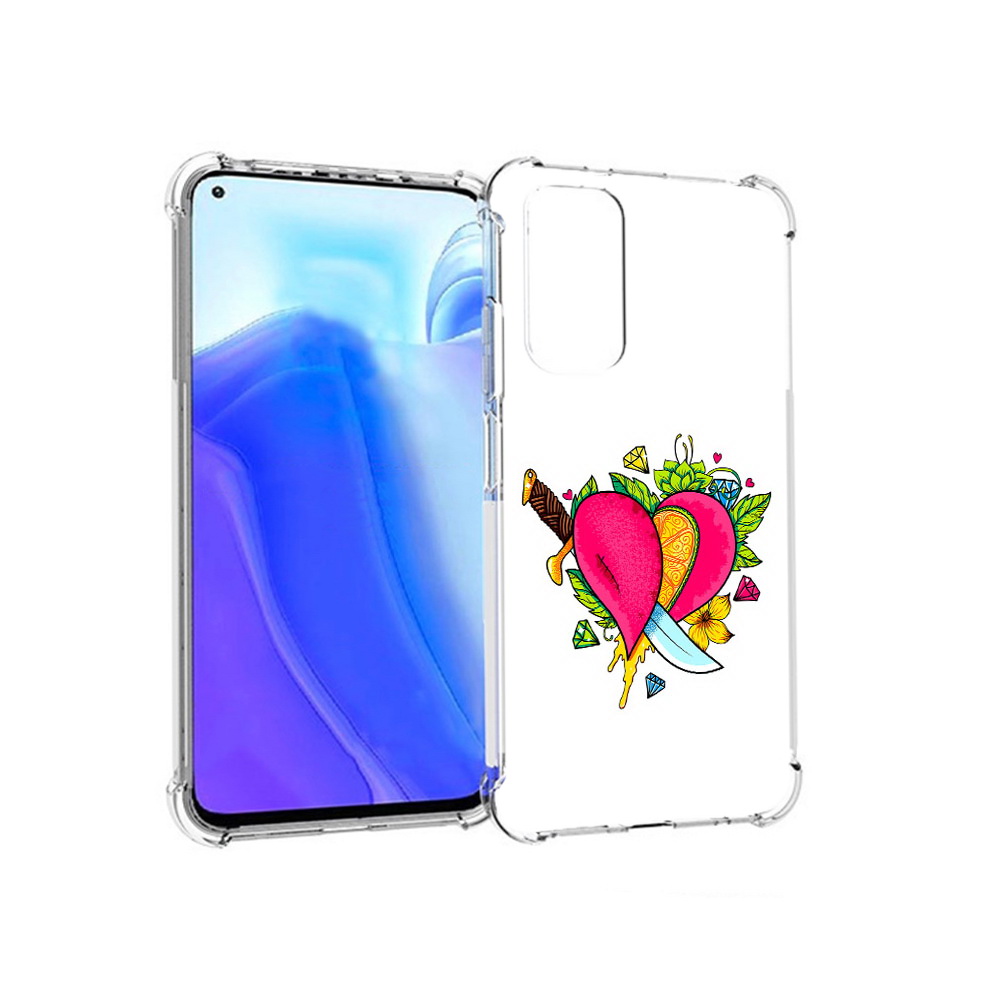 

Чехол MyPads Tocco для Xiaomi Redmi Note 11S Фруктовое сердце (PT162215.279.188), Tocco