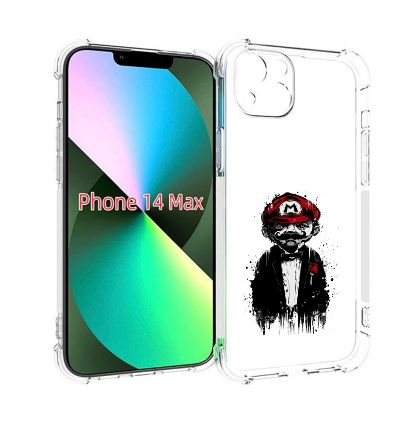 

Чехол MyPads марио для iPhone 14 Plus (6.7), Прозрачный, Tocco