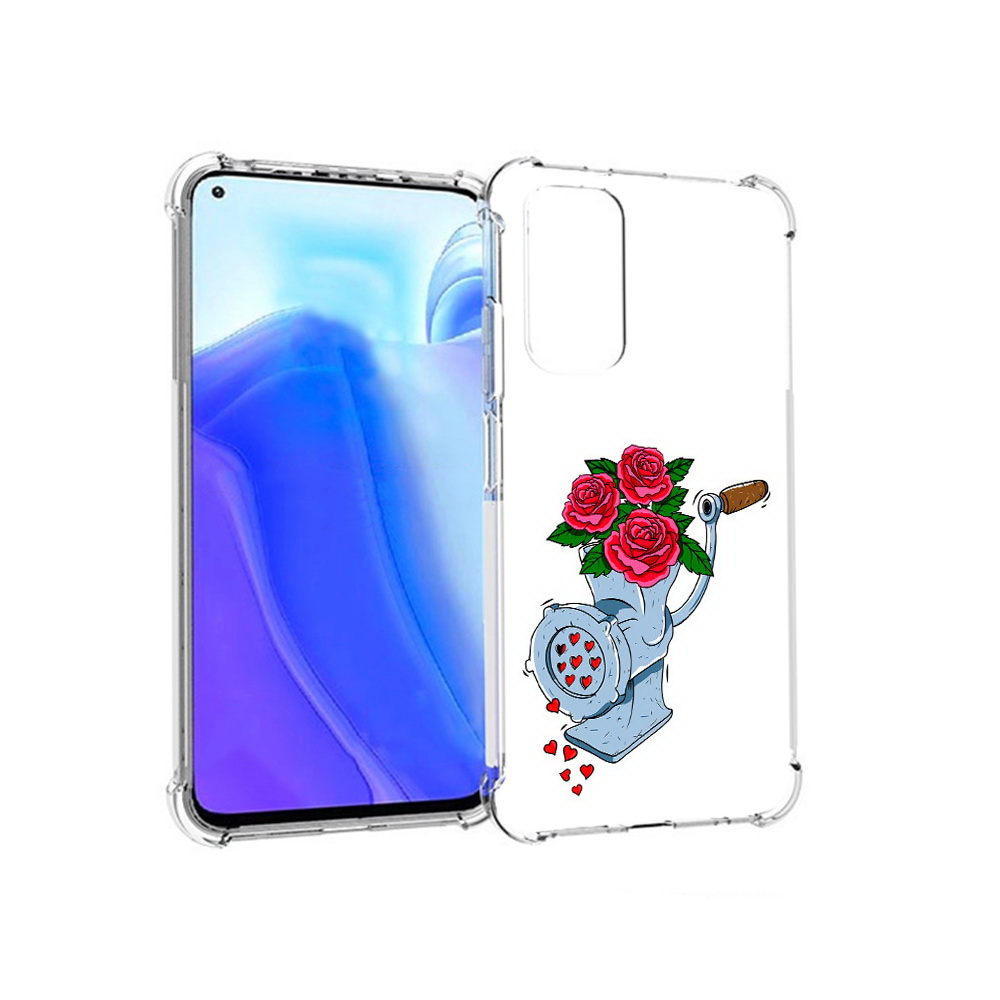 

Чехол MyPads Tocco для Xiaomi Redmi Note 11S Цветочные сердца (PT162215.279.199), Tocco