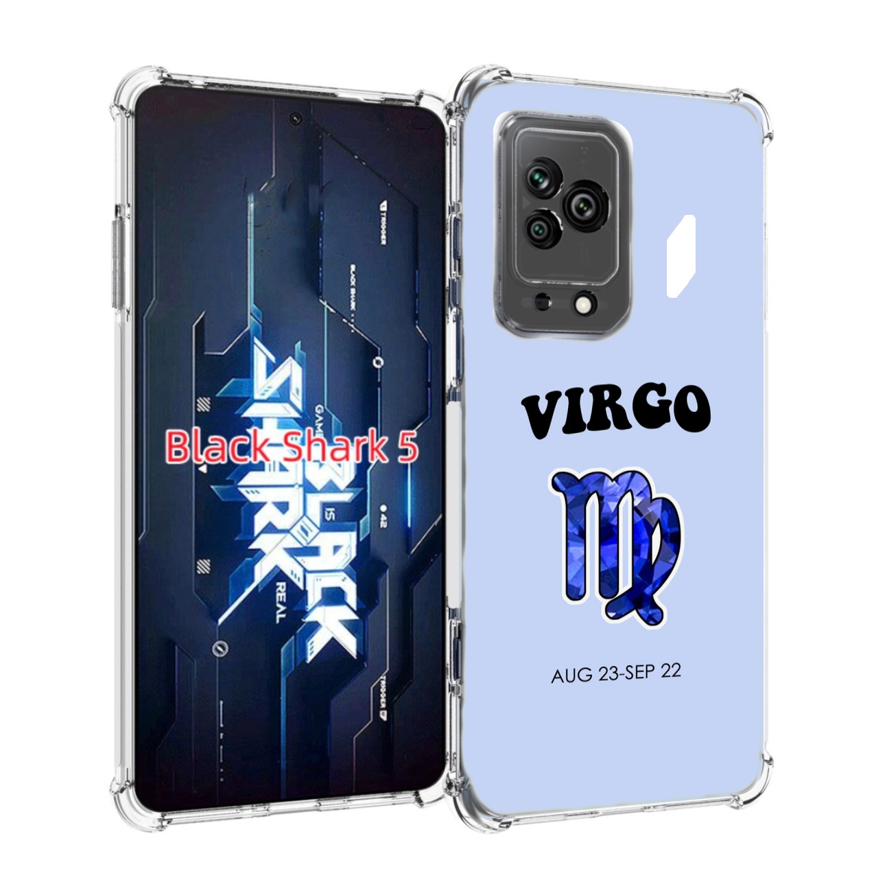 

Чехол MyPads знак-зодиака-дева-1 для Xiaomi Black Shark 5, Прозрачный, Tocco
