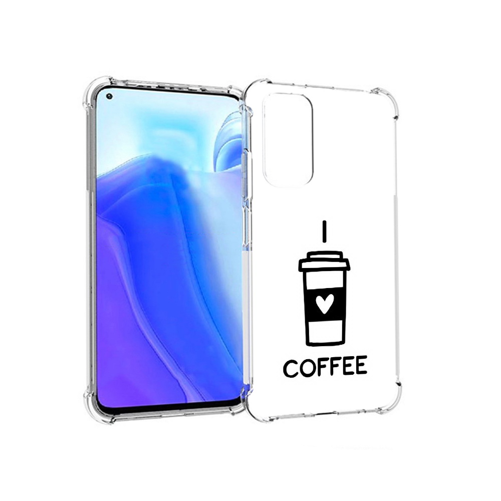 

Чехол MyPads Tocco для Xiaomi Redmi Note 11S Я люблю кофе (PT162215.279.206), Tocco