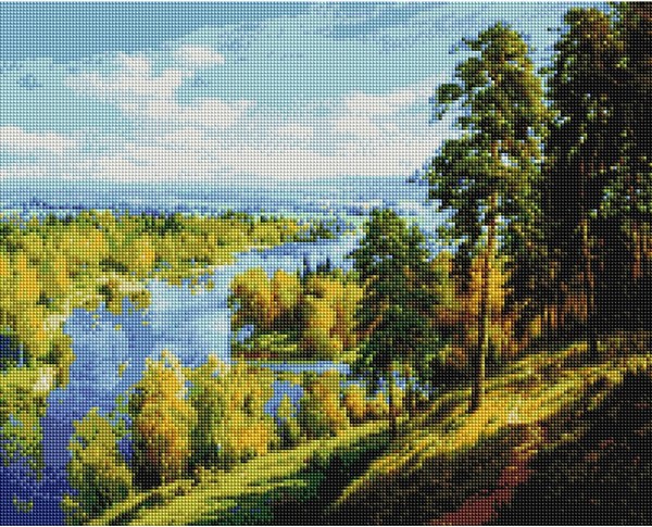 

PaintBoy Алмазная вышивка Русские просторы UA442, 40x50 см