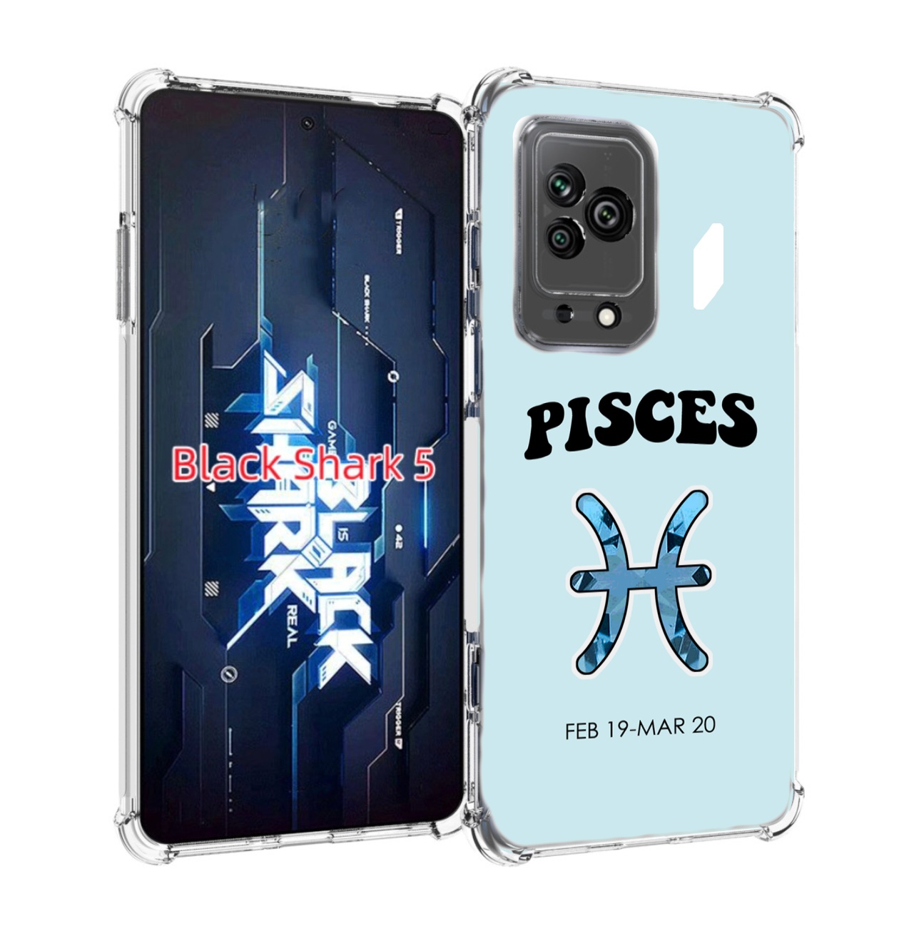 

Чехол MyPads знак-зодиака-рыбы-3 для Xiaomi Black Shark 5, Прозрачный, Tocco