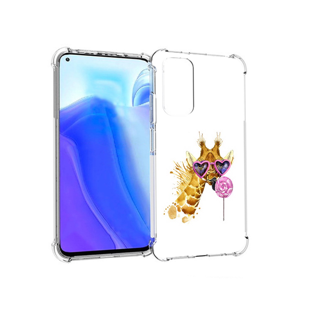 

Чехол MyPads Tocco для Xiaomi Redmi Note 11S акварельный жираф (PT162215.279.217), Tocco