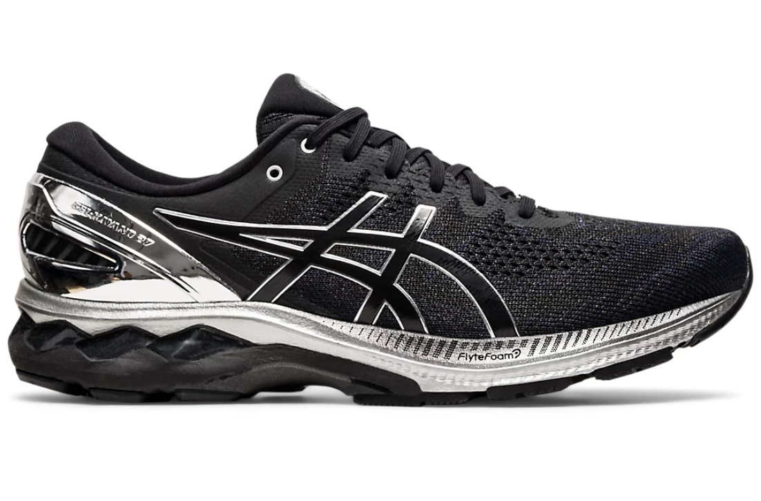 фото Кроссовки мужские asics gel-kayano 27 platinum серебристые 8.5 us