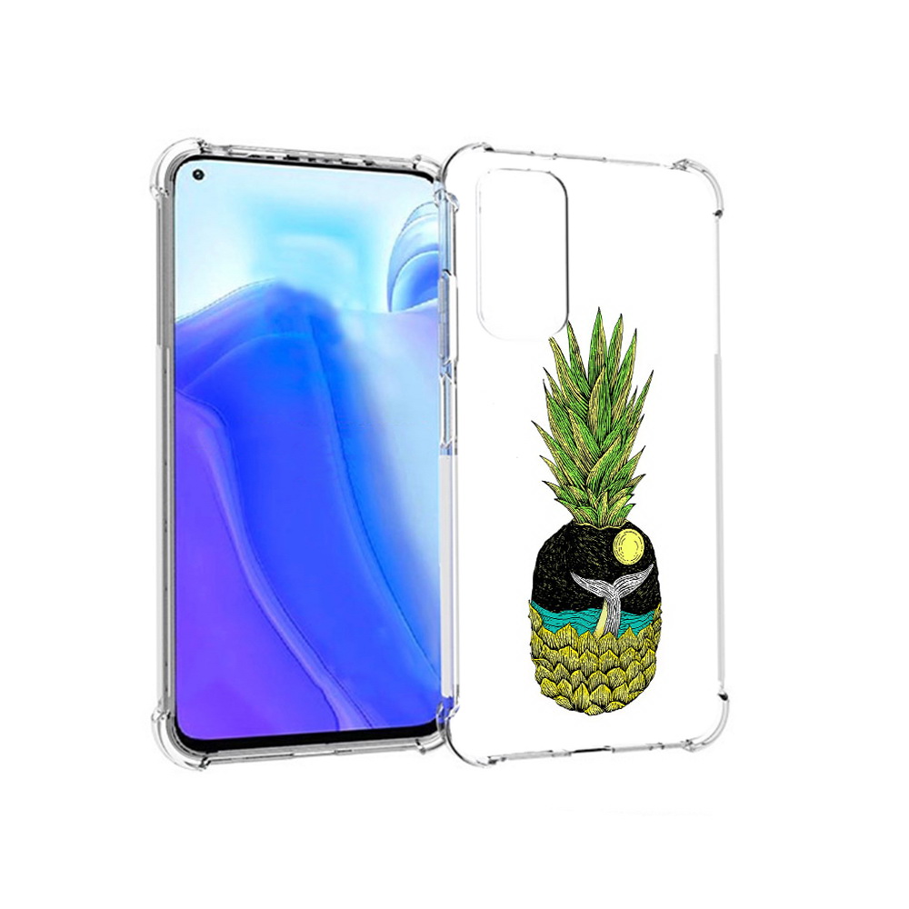 

Чехол MyPads Tocco для Xiaomi Redmi Note 11S ананас с китом (PT162215.279.220), Tocco
