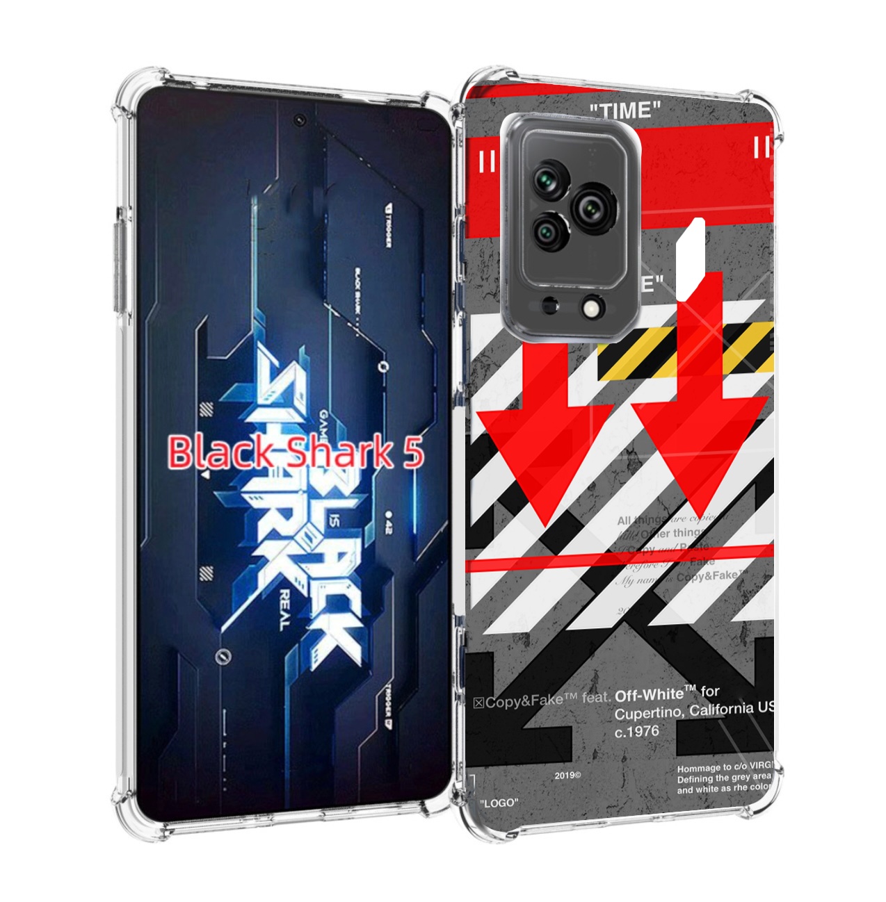 

Чехол MyPads знаки-логотипы для Xiaomi Black Shark 5, Прозрачный, Tocco
