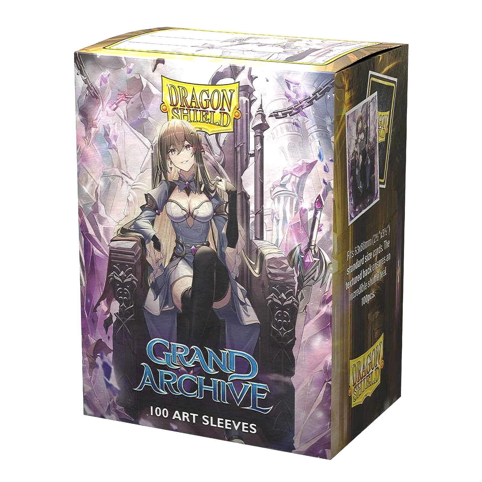 

Протекторы Dragon Shield Merlin Kingslayer для карт MTG Pokemon 64x89 мм 100 шт, Фиолетовый, Dragon Shield