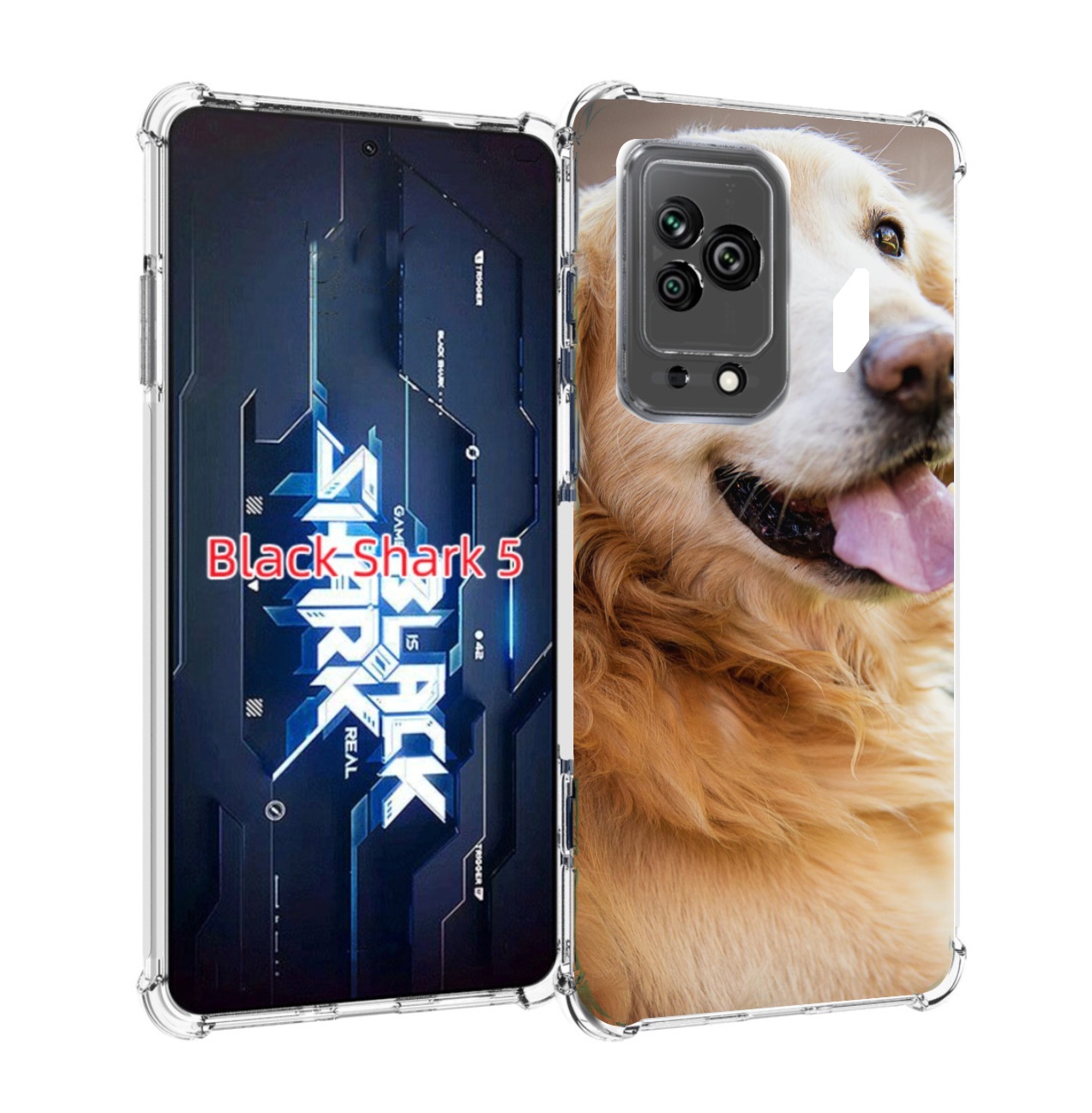 

Чехол MyPads золотистыи ретривер для Xiaomi Black Shark 5, Прозрачный, Tocco