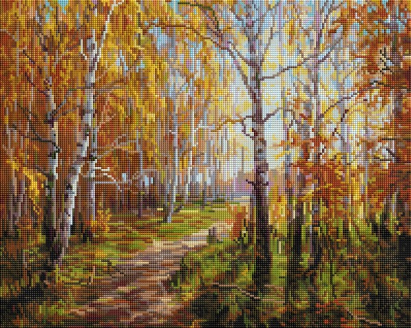 

PaintBoy Алмазная вышивка Тропинка в осеннем лесу UA146, 40x50 см