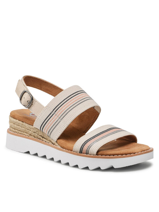 

Сандалии BOBS Tea Time 113863/NTMT Skechers бежевый 38 EU, BOBS Tea Time 113863/NTMT