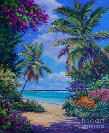

PaintBoy Алмазная вышивка Тропический остров VA157, 40x50 см