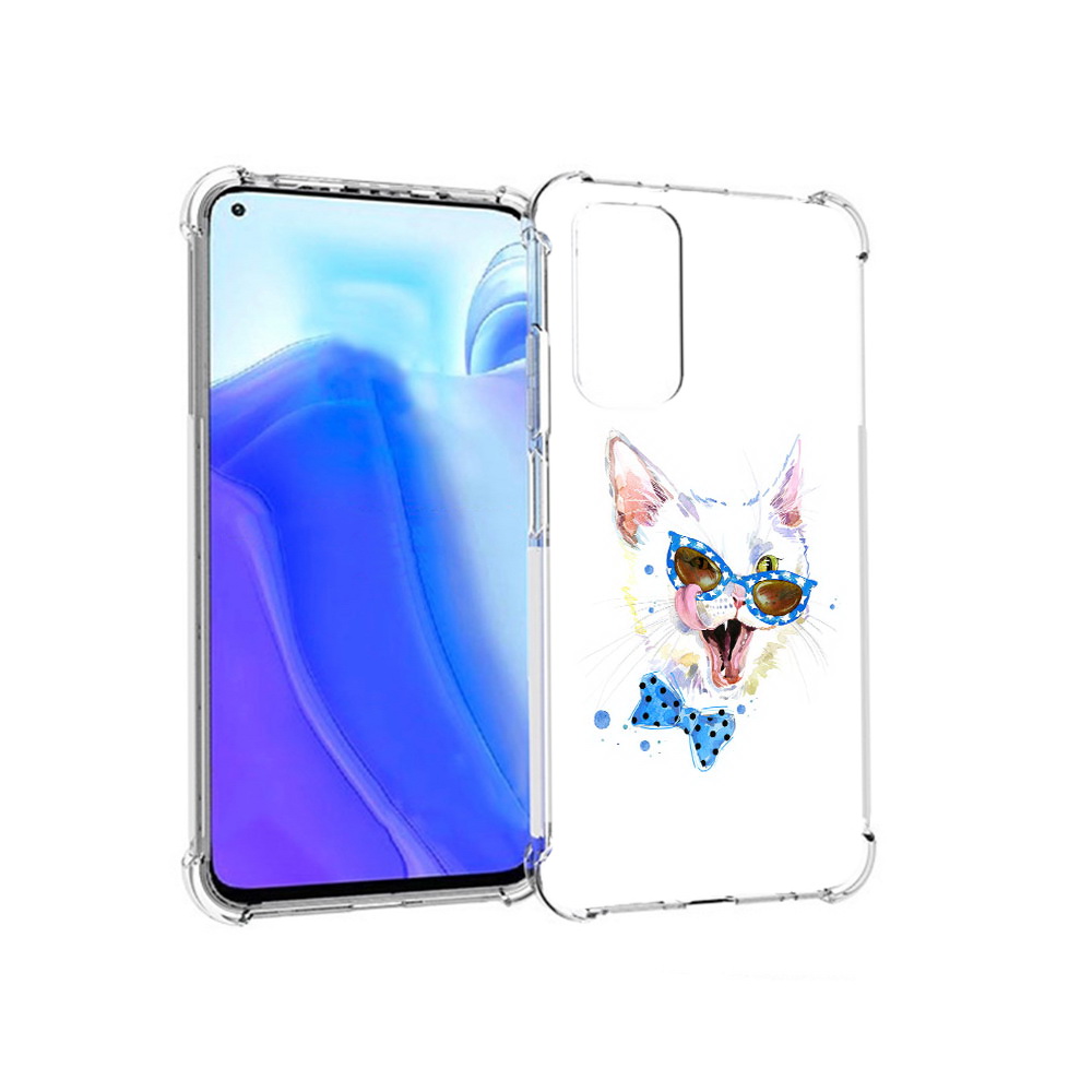 

Чехол MyPads Tocco для Xiaomi Redmi Note 11S белый кот (PT162215.279.229), Tocco
