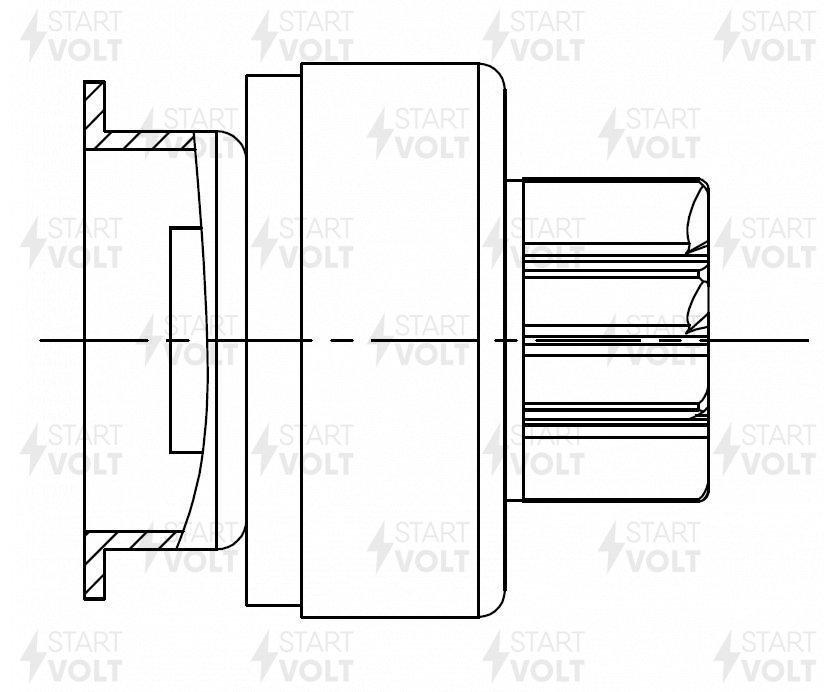 

Привод Стартера (Бендикс) Для А/М Geely Mk Cross (10-) 1.5i (Vcs 2620) Startvolt Vcs 2620