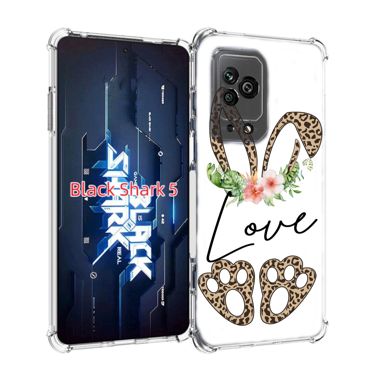 

Чехол MyPads золотые-лапки-и-ушки для Xiaomi Black Shark 5, Прозрачный, Tocco
