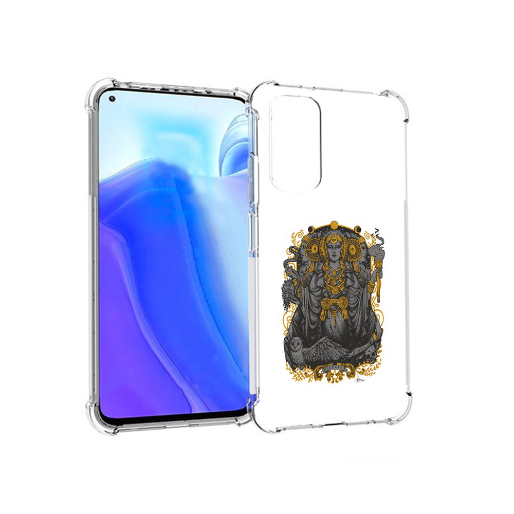 

Чехол MyPads Tocco для Xiaomi Redmi Note 11S божество с золотыми элементами, Tocco