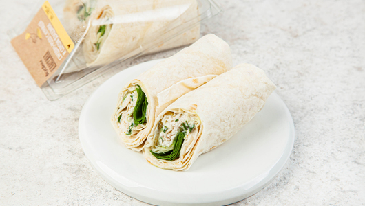

Сэндвич ролл ВкусВилл с курицей и соусом Дзадзики 160 г