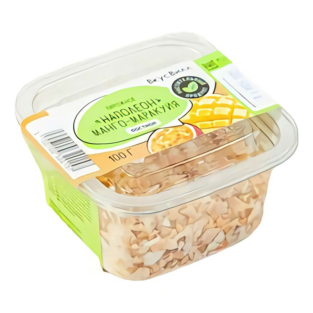 

Пирожное ВкусВилл Наполеон постное манго-маракуйя 100 г