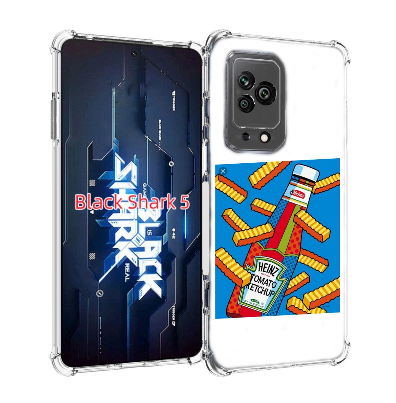 

Чехол MyPads картошка с соусом для Xiaomi Black Shark 5, Прозрачный, Tocco