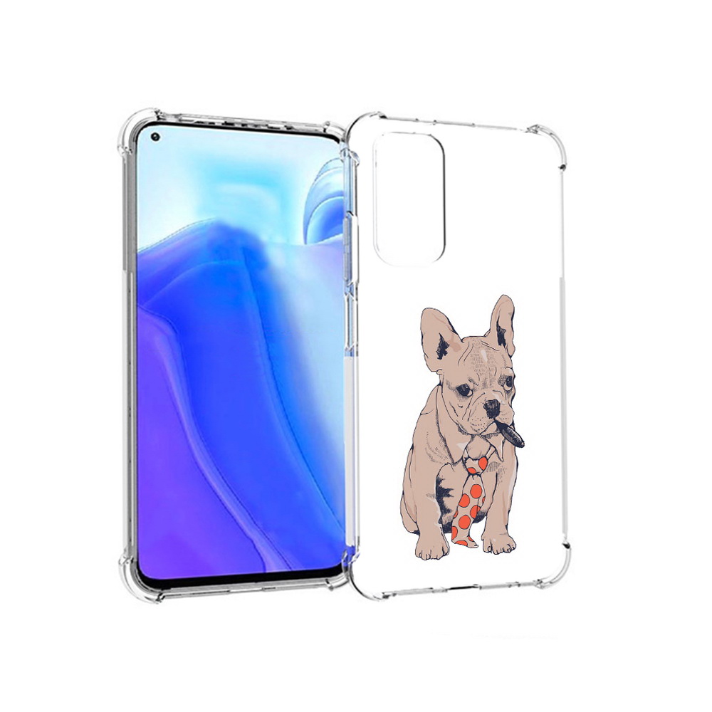 

Чехол MyPads Tocco для Xiaomi Redmi Note 11S бульдог с сигарой (PT162215.279.250), Tocco