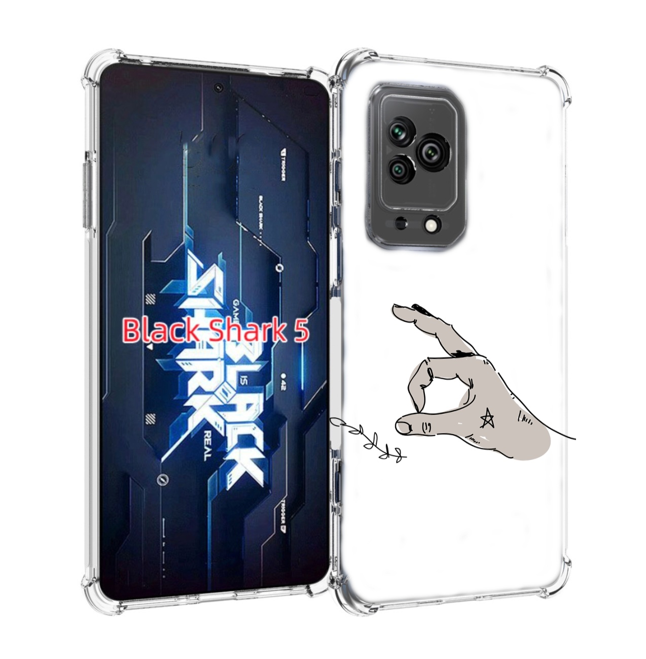 

Чехол MyPads кольцо для Xiaomi Black Shark 5, Прозрачный, Tocco
