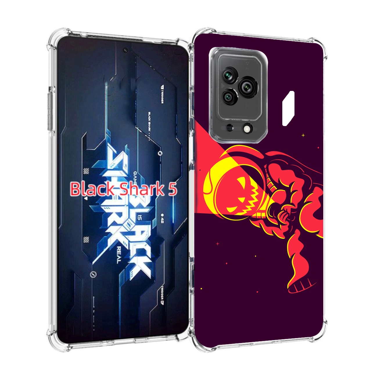 

Чехол MyPads космонавт-в-хеллуин для Xiaomi Black Shark 5, Прозрачный, Tocco