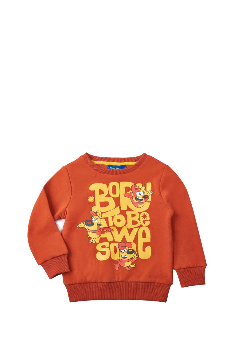

Свитшот детский Max&Jessi AW23C22303519, коричневый, 98, AW23C22303519