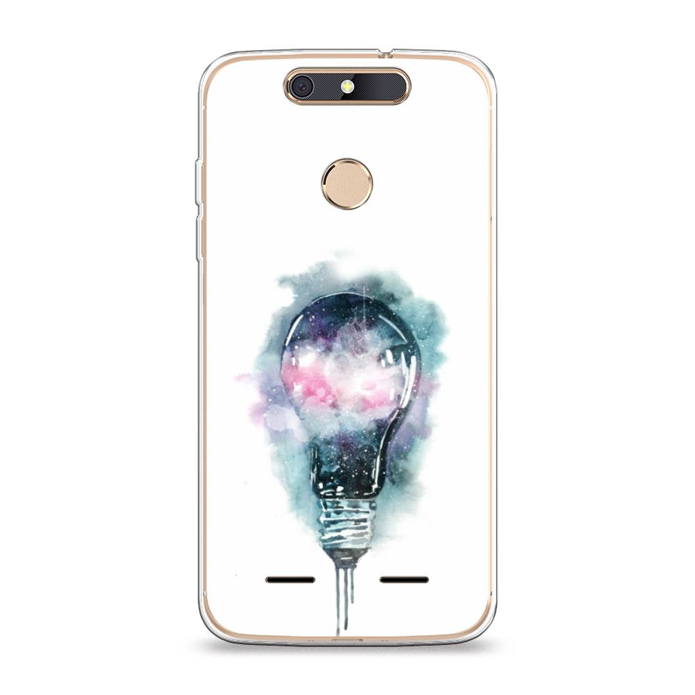 

Чехол на ZTE Blade V8 mini "Волшебная лампа", Белый;серый, 131950-4