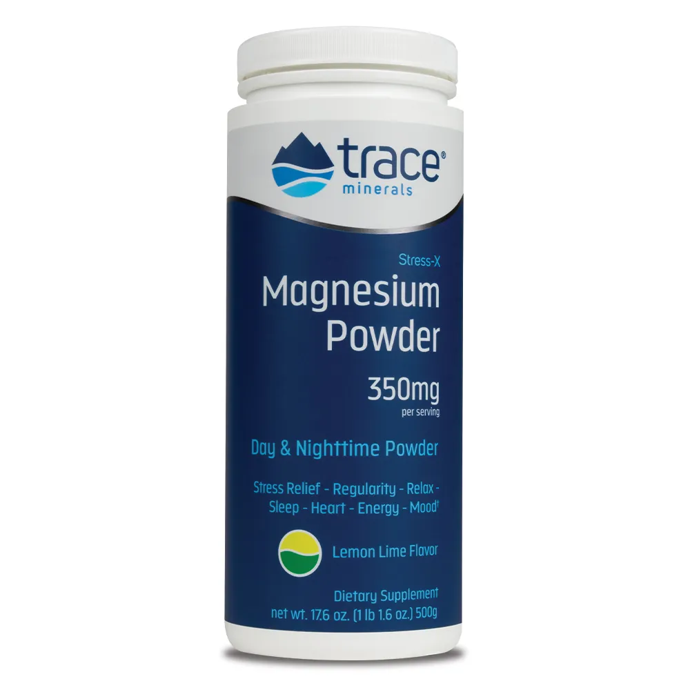 Trace Minerals Stress-X Magnesium Powder 500 гр лимон-лайм