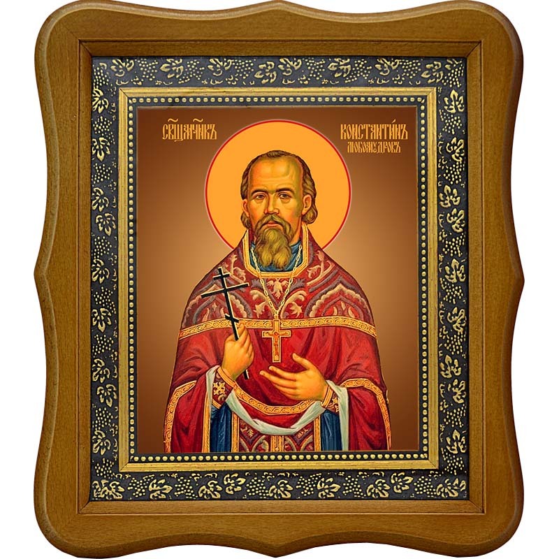 

Константин Любомудров, священномученик, пресвитер. Икона на холсте.