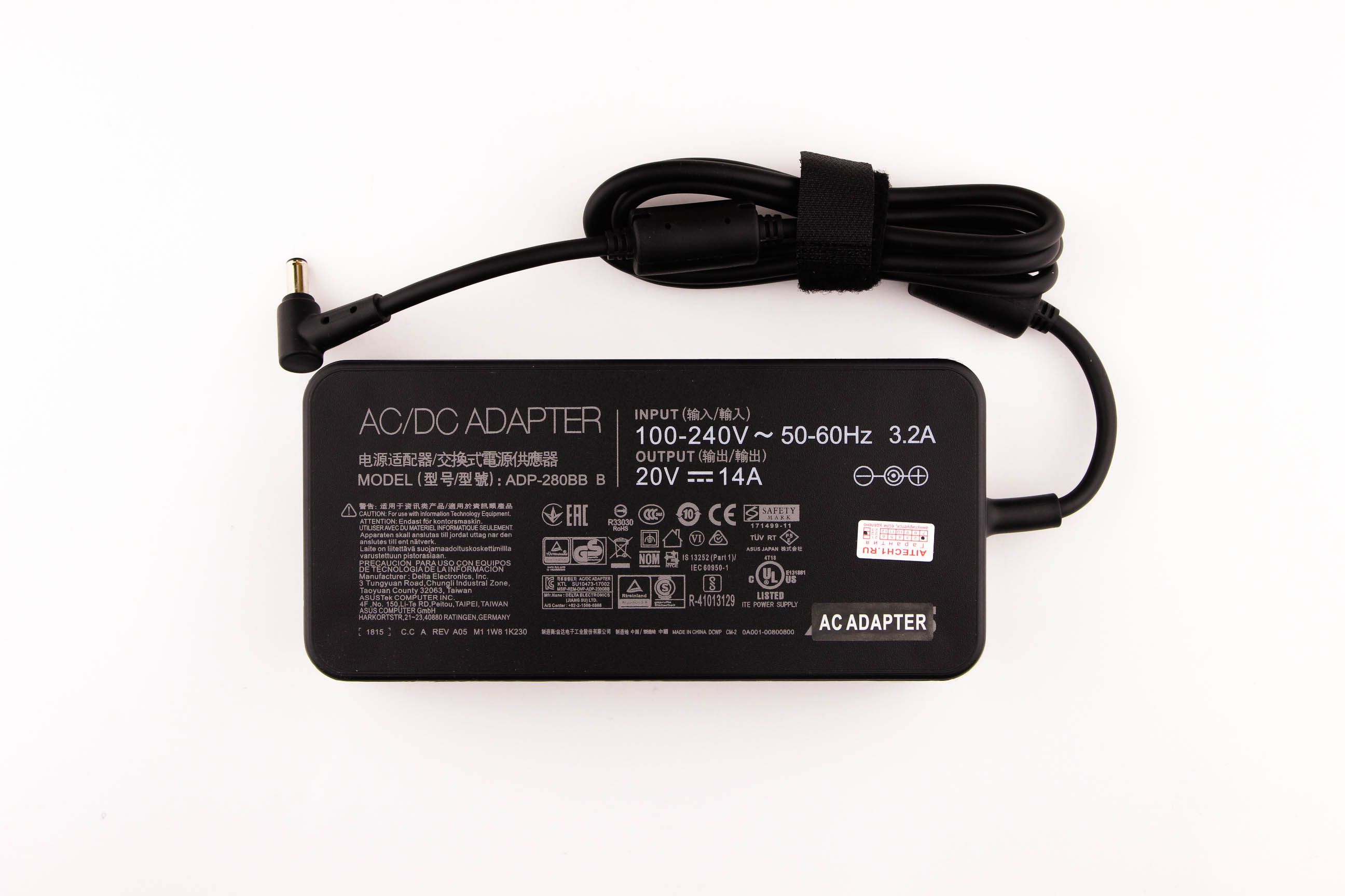 Блок питания для ноутбука Asus 20V14A (6.0x3.7) 280W ORG 600006828352