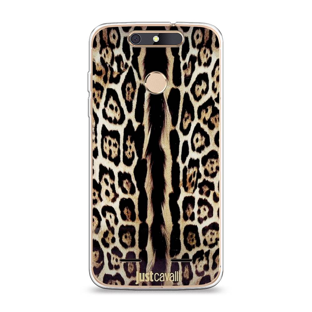 

Чехол на ZTE Blade V8 mini "Леопард кавалли", Черный;коричневый, 131950-1