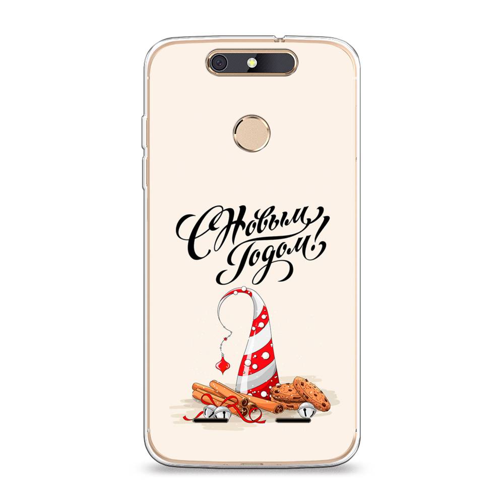 

Чехол на ZTE Blade V8 mini "Подарки на Новый Год", Бежевый;красный;черный, 131950-5