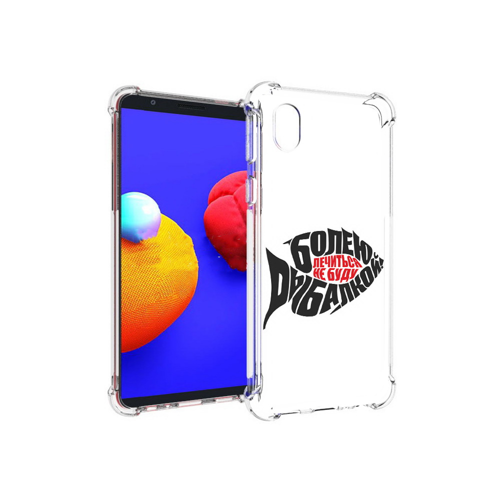 

Чехол MyPads Tocco для Samsung Galaxy A01 Core болею рыбалкой (PT151825.477.245), Прозрачный, Tocco